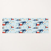 Yoga-Posen, Meditation, New Age-Kunst Yogamatte (Vorderseite (Horizontal))