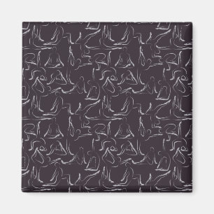 Yoga-Posen-Muster Yoga-nahtloses Muster 15 Magnet