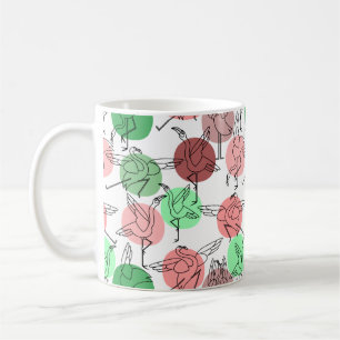 Yoga-Posen-Muster Yoga-nahtloses Muster 30 Kaffeetasse