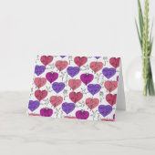 Yoga-Posen-Muster | Yoga-nahtloses Muster 4 Karte (Vorderseite)