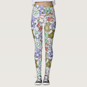 Yoga-Posen-Muster Yoga-nahtloses Muster 60 Leggings