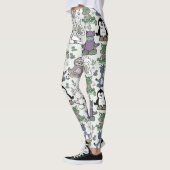 Yoga-Posen-Muster | Yoga-nahtloses Muster 66 Leggings (Links)