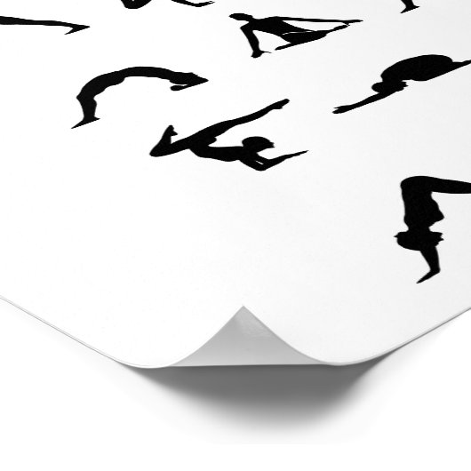 Yoga-Posen Poster (Ecke)