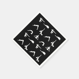 Yoga-Posen Serviette