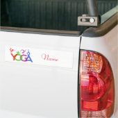 Yoga Posen Silhouetten Thunder_Cove Autoaufkleber (Auf Lkw)