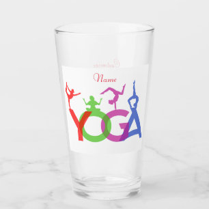 Yoga Posen Silhouetten Thunder_Cove Glas
