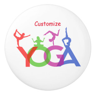 Yoga Posen Silhouetten Thunder_Cove Keramikknauf