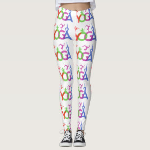 Yoga Posen Silhouetten Thunder_Cove Leggings