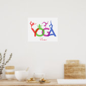 Yoga Posen Silhouetten Thunder_Cove Poster (Küche)