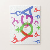 Yoga Posen Silhouetten Thunder_Cove Puzzle (Vertikal)