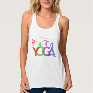 Yoga Posen Silhouetten Thunder_Cove Tank Top