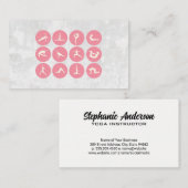 Yoga-Posen | Steigende Flexibilität Visitenkarte (Vorne/Hinten)