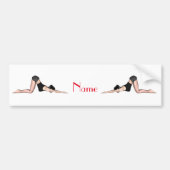 Yoga Posen Thunder_Cove Autoaufkleber (Vorne)