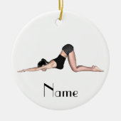 Yoga Posen Thunder_Cove Keramik Ornament (Vorne)