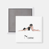 Yoga Posen Thunder_Cove Magnet (Vorderseite/Rückseite)