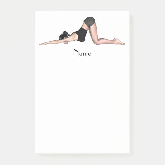 Yoga Posen Thunder_Cove Post-it Klebezettel (Vorderseite)