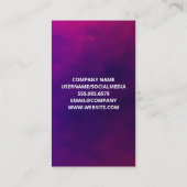 Yoga-Posen Visitenkarte (Rückseite)