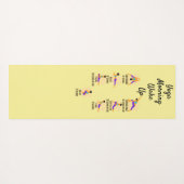 Yoga-Posen vor dem Weck Yogamatte (Rückseite (Horizontal))