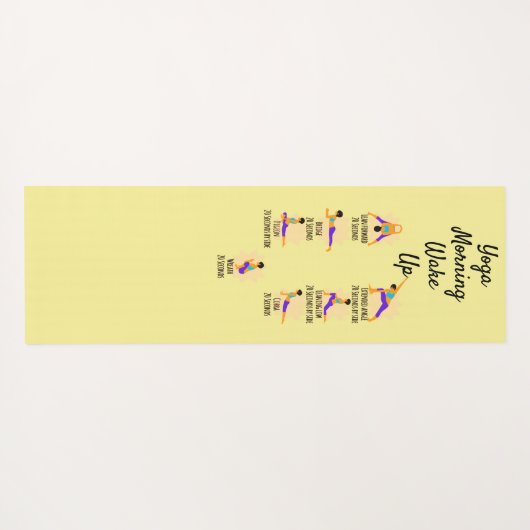 Yoga-Posen vor dem Weck Yogamatte (Rückseite (Horizontal))