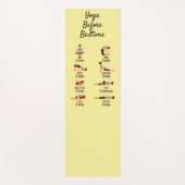 Yoga-Posen vor dem Weck Yogamatte (Vorderseite)