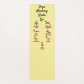 Yoga-Posen vor dem Weck Yogamatte (Rückseite)