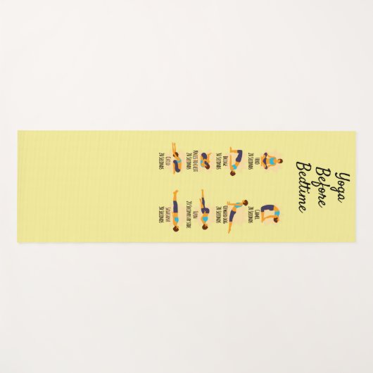 Yoga-Posen vor dem Weck Yogamatte (Vorderseite (Horizontal))