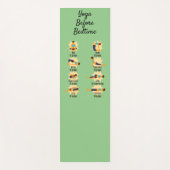 Yoga-Posen vor dem Weck Yogamatte (Vorderseite)