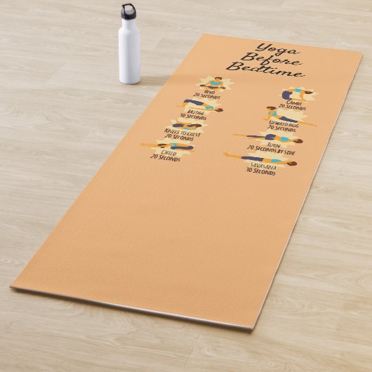 Yoga-Posen vor dem Weck Yogamatte (Beispiel)