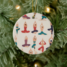 Yoga Posen Weihnachtsfeier