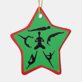 Yoga-Posen - Weihnachtsschmuck (Links)