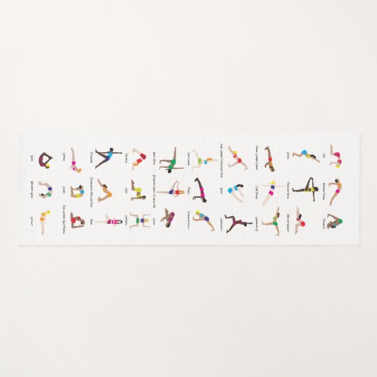 Yoga Posen Yoga Mat Yogamatte (Vorderseite (Horizontal))