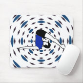 Yoga-Posen - Yoga-Mauspads Mousepad (Mit Mouse)