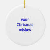 Yoga Posen - Yoga Xmas Ornamente (Hinten)