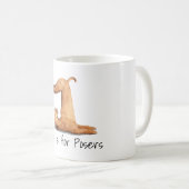 Yoga Poser Funny Dog Kaffeetasse (VorderseiteRechts)