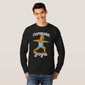 Yoga poses Capybara Gymnastic leotard Sport Workou T-Shirt (Vorne ganz)