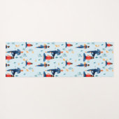 Yoga Poses, Meditation, New Age Art  Yogamatte (Rückseite (Horizontal))