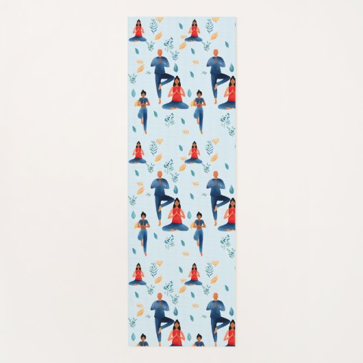 Yoga Poses, Meditation, New Age Art  Yogamatte (Vorderseite)