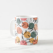 Yoga poses pattern | Yoga seamless pattern 13 Kaffeetasse (Vorderseite Links)