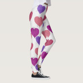 Yoga poses pattern | Yoga seamless pattern 1 Leggings (Rechts)