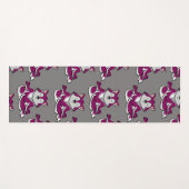 Yoga poses pattern | Yoga seamless pattern 20 Yogamatte (Vorderseite (Horizontal))