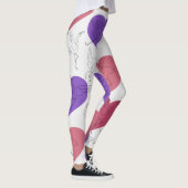 Yoga poses pattern | Yoga seamless pattern 2 Leggings (Rechts)