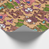 Yoga poses pattern | Yoga seamless pattern 50 Geschenkpapier (Ecke)