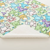 Yoga poses pattern | Yoga seamless pattern 63 Sherpadecke (3/4)
