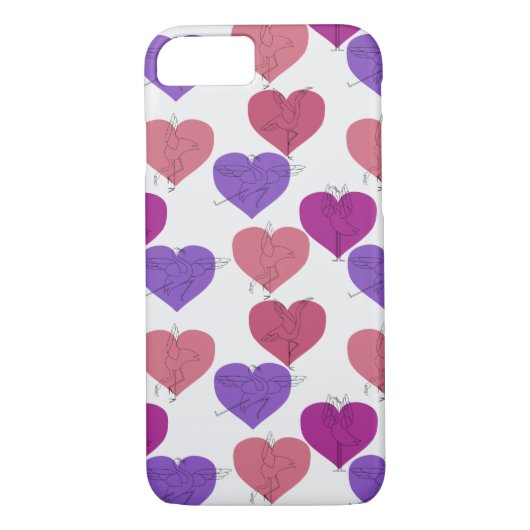 Yoga-Poses Yoga seamless pattern 1 Case-Mate iPhone Hülle (Rückseite)