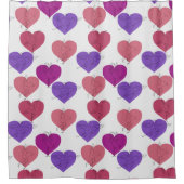 Yoga-Poses Yoga seamless pattern 1 Duschvorhang (Vorderseite)