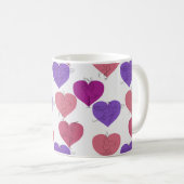 Yoga-Poses Yoga seamless pattern 1 Kaffeetasse (VorderseiteRechts)