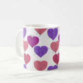 Yoga-Poses Yoga seamless pattern 1 Kaffeetasse (Vorderseite Links)