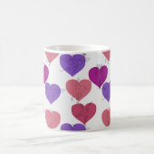 Yoga-Poses Yoga seamless pattern 1 Kaffeetasse (Mittel)