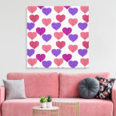 Yoga-Poses Yoga seamless pattern 1 Leinwanddruck (Insitu (Wohnzimmer))