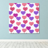 Yoga-Poses Yoga seamless pattern 1 Leinwanddruck (Insitu (Holzboden))